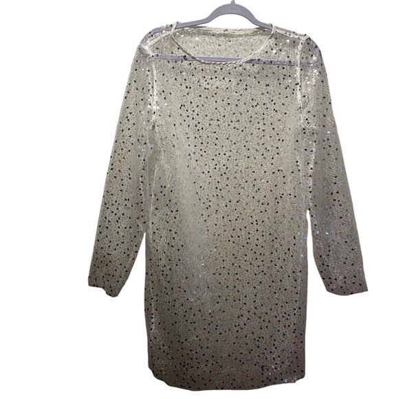 The Unbranded Brand Dresses & Skirts - Elegant Silver Sequin Dress